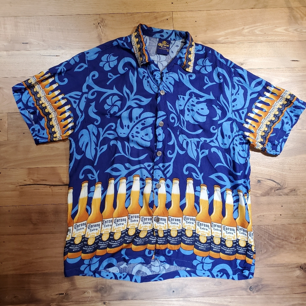 Corona Extra Mens Button down Shirt